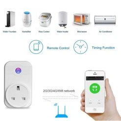 Wewoo Prise Connectée Alexa SWA1 10A Home Automation Sans Fil Smart WiFi So... -Nuki Magasin prise connectee alexa swa1 10a home automation sans fil smart wifi socket soutien smartphone telecommande et interrupteur de synchronisation uk plug 10551780 27402992 1140x1140