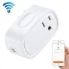 Wewoo Prise Connectée Blanc JH-G09U 15A 2.4GHz Contrôle WiFi Hubless Smart... -Nuki Magasin prise connectee blanc jh g09u 15a 24ghz controle wifi hubless smart home de courant fonctionne avec alexa et google home ac 100 240v us plug 10551726 27402740 1140x1140