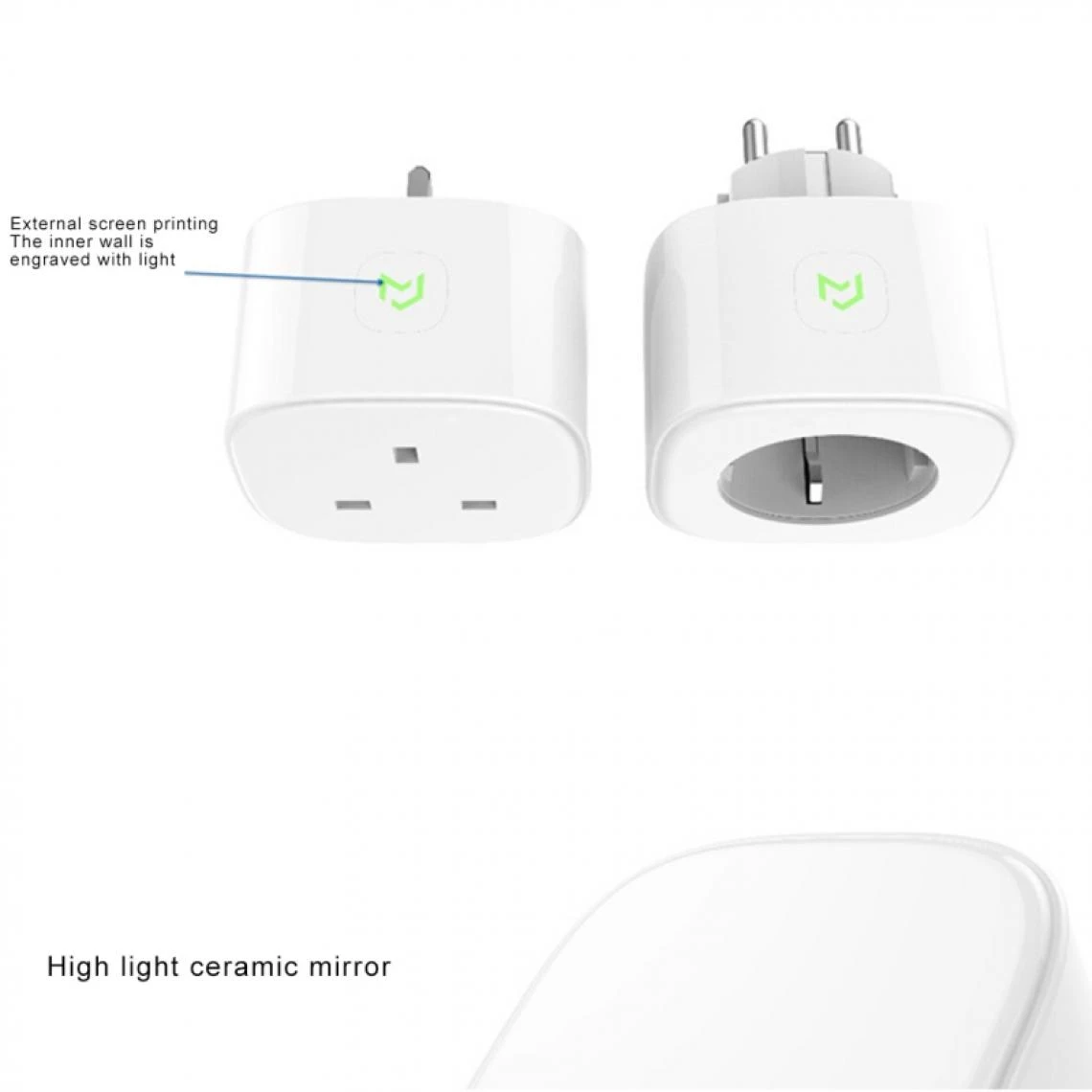 Wewoo Prise Connectée Blanc Meross MSS210 Télécommande WiFi Smart Power S... 5 Wewoo Prise Connectée Blanc Meross MSS210 Télécommande WiFi Smart Power S... – Image 3