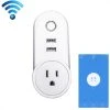 Wewoo Prise Connectée C178A 2 Ports USB + 1 US Plug Smart Smart Power Prise...