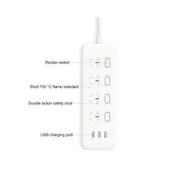 Prise Connectée Pour La Maison, Bureau D'origine Xiaomi Mijia Power S... -Nuki Magasin prise connectee pour la maison bureau d origine xiaomi mijia power socket strip 1