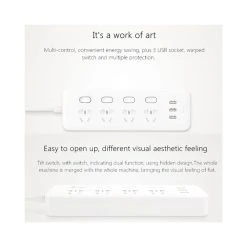Prise Connectée Pour La Maison, Bureau D'origine Xiaomi Mijia Power S... -Nuki Magasin prise connectee pour la maison bureau d origine xiaomi mijia power socket strip 2