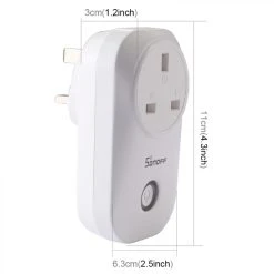 Wewoo Prise Connectée S20-UK WiFi Smart Plug De Courant Télécommande Sans... -Nuki Magasin prise connectee s20 uk wifi smart plug de courant telecommande sans fil timer interrupteur avec alexa et google home en charge ios android uk 10551754 27402874 1140x1140