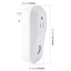 Wewoo Prise Connectée S20 WiFi Smart Plug Power Socket Télécommande Sans ... -Nuki Magasin prise connectee s20 wifi smart plug power socket telecommande sans fil timer interrupteur avec alexa et google home support ios android us 10551808 27403124 1140x1140