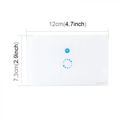 Wewoo Prise Connectée Touch 120mm 1 Gang 1 Voie Verre Trempé Panneau Inter... -Nuki Magasin prise connectee touch 120mm 1 gang 1 voie verre trempe panneau interrupteur mural smart home light touch avec alexa et google home ac 90v 250v 400w 2a 10551748 27402846 1140x1140