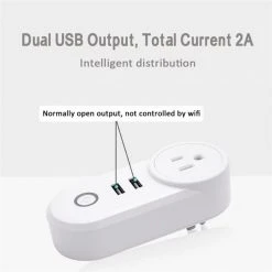 Wewoo Prise Electrique Connectée Commutateur De Intelligent ZigBee 3.0 Dual... -Nuki Magasin prise electrique connectee commutateur de intelligent zigbee 30 dual usbprise europeenne blanc 10551724 27402736 1140x1140