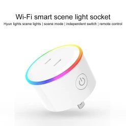 Wewoo Prise Electrique Connectée Intelligente Pour Télécommande WiFi 100A... -Nuki Magasin prise electrique connectee intelligente pour telecommande wifi 100a rgb scene light compatible avec alexa et google home et ifttt ca 100 240v us 10551770 27402948 1140x1140