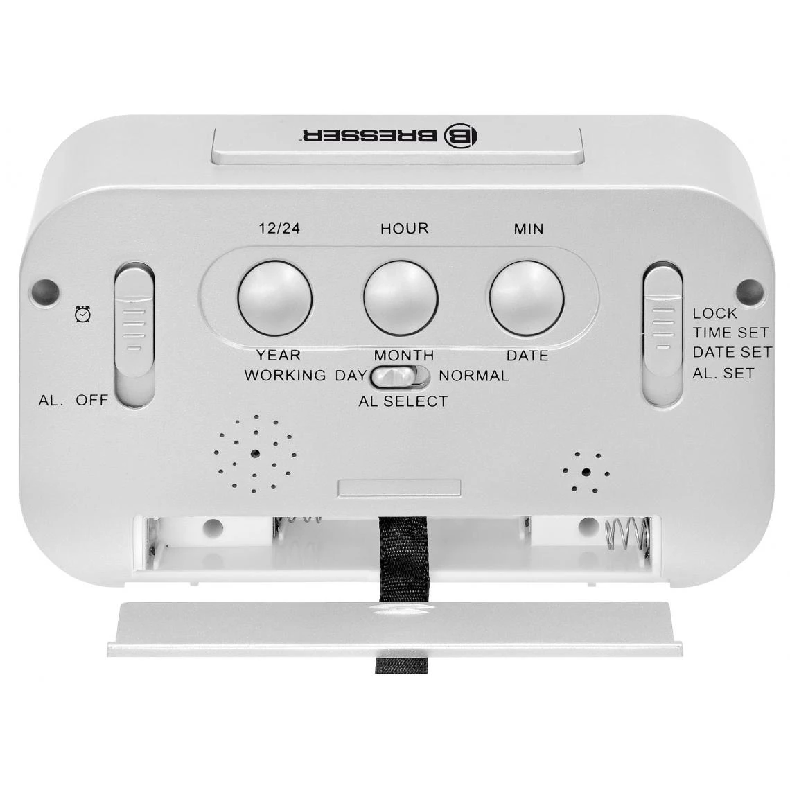 Bresser Réveil Digital Avec Affichage De Température Et D'humidité Couleur ... 4 Bresser Réveil Digital Avec Affichage De Température Et D'humidité Couleur ... – Image 2