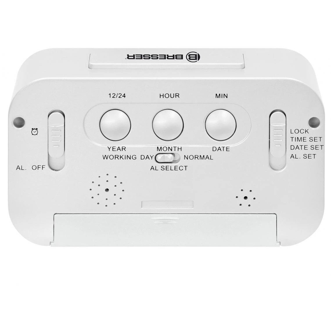 Bresser Réveil Digital Avec Affichage De Température Et D'humidité Couleur ... 5 Bresser Réveil Digital Avec Affichage De Température Et D'humidité Couleur ... – Image 3