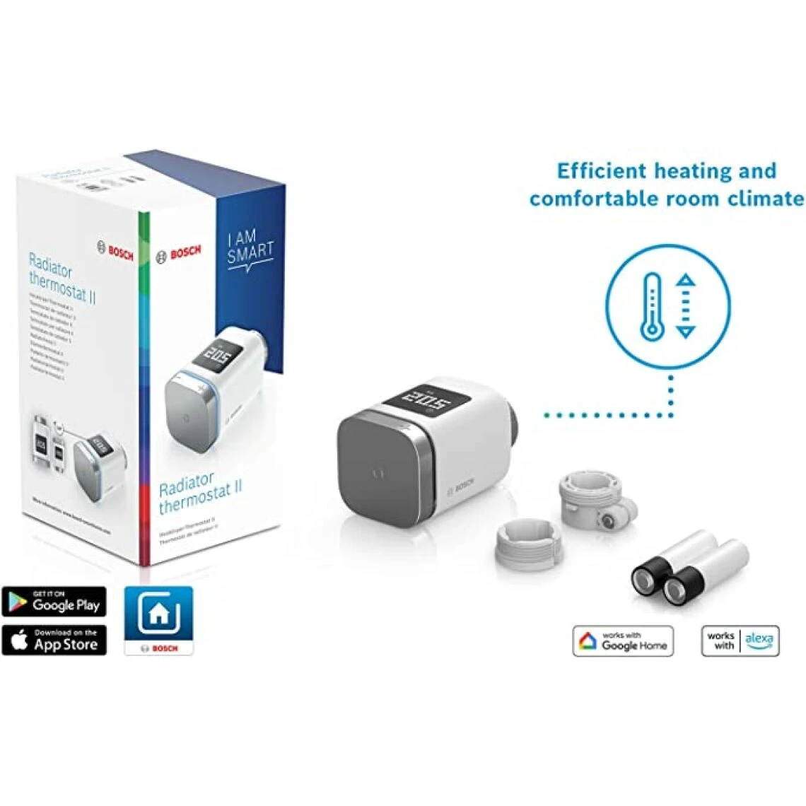 Bosch Smart Home - Kit De Démarrage Chauffage II Avec 3 Thermostats E... 9 Bosch Smart Home - Kit De Démarrage Chauffage II Avec 3 Thermostats E... – Image 7