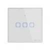 Wewoo Sonoff T2 Touch Interrupteur Mural En Verre Trempé1 Section3 Voies 86... 1 Wewoo Sonoff T2 Touch Interrupteur Mural En Verre Trempé1 Section3 Voies 86... -Nuki Magasin sonoff t2 touch interrupteur mural en verre trempe1 section3 voies 86 mm tactile smart homecompatible avec alexa et google homeca 100v 240veu plug 10551886 27403484 1140x1140
