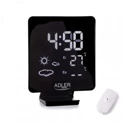 Adler Station Météo Digital Sans Fil Noir