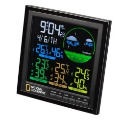 Divers Marques Station Météo écran Couleur LCD 4 Plages De Mesure NATIONAL GEOGRAP... -Nuki Magasin station meteo ecran couleur lcd 4 plages de mesure national geographic interieure exterieure radio pilotage 3 capteurs inclus 13725484 37873408 1140x1140