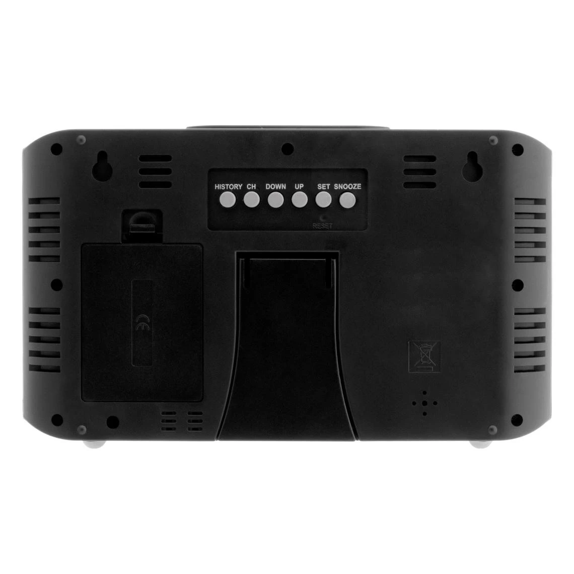 Station Météo Effet Bois Avec Capteur Sans Fil (IP44) - Otio 5 Station Météo Effet Bois Avec Capteur Sans Fil (IP44) - Otio – Image 3