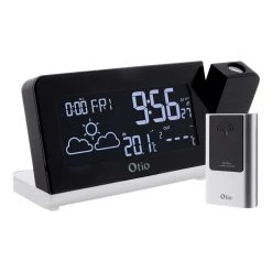 Otio Station Météo Monalisa à Projection Avec Capteur Externe Sans Fil -...