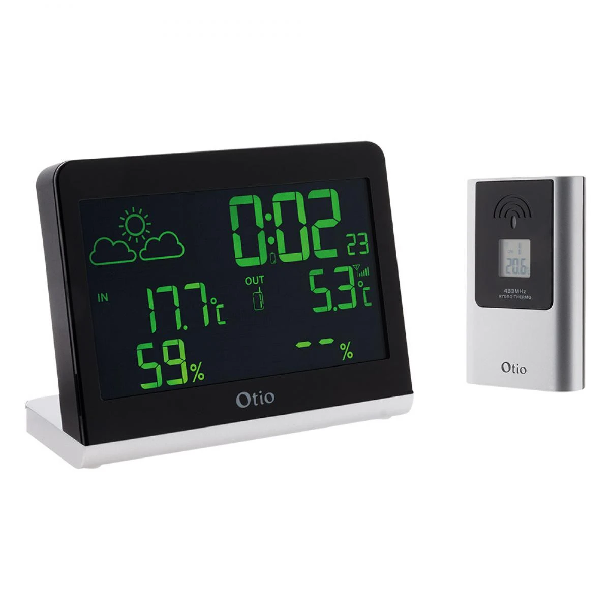 Station Météo Monalisa Avec Capteur Externe Sans Fil - Otio 3 Station Météo Monalisa Avec Capteur Externe Sans Fil - Otio