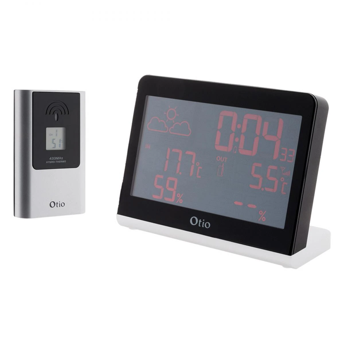 Station Météo Monalisa Avec Capteur Externe Sans Fil - Otio 5 Station Météo Monalisa Avec Capteur Externe Sans Fil - Otio – Image 3