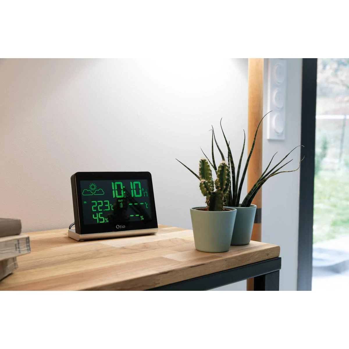 Station Météo Monalisa Avec Capteur Externe Sans Fil - Otio 6 Station Météo Monalisa Avec Capteur Externe Sans Fil - Otio – Image 4