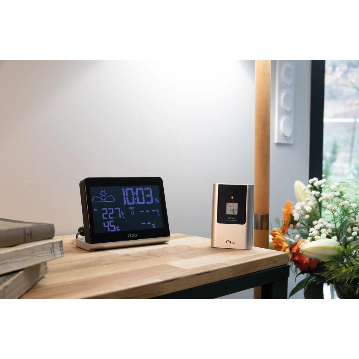 Station Météo Monalisa Avec Capteur Externe Sans Fil - Otio 7 Station Météo Monalisa Avec Capteur Externe Sans Fil - Otio – Image 5