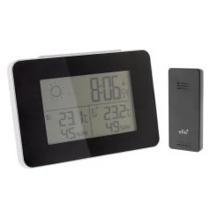 Otio Station Météo N&B Prévisions à 24h Avec Capteur Sans Fil Noir - Ot...
