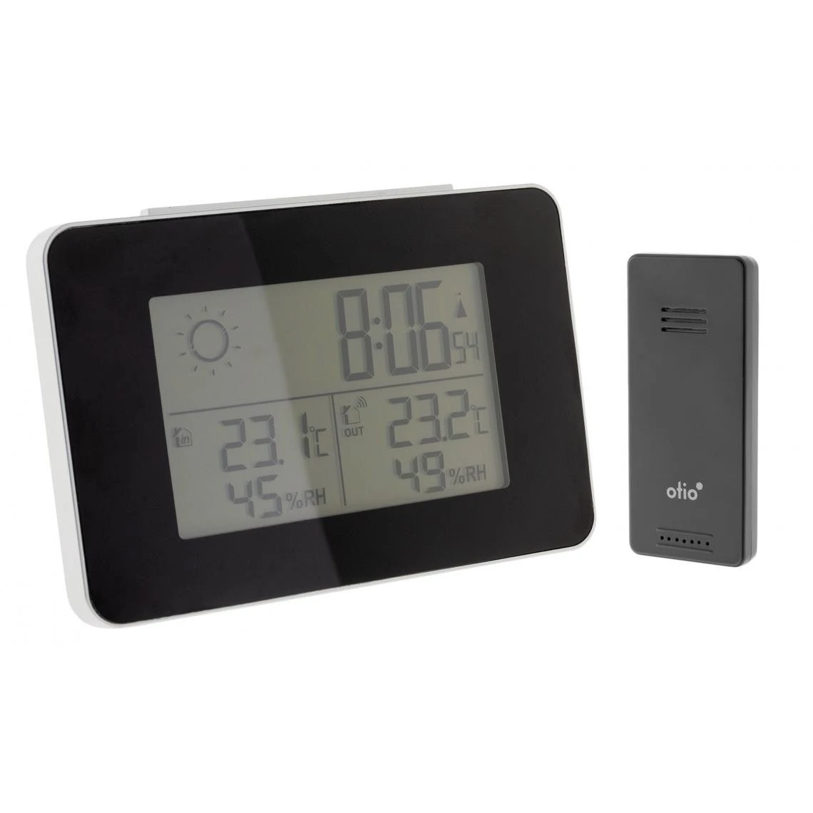Otio Station Météo N&B Prévisions à 24h Avec Capteur Sans Fil Noir - Ot... 3 Otio Station Météo N&B Prévisions à 24h Avec Capteur Sans Fil Noir - Ot...