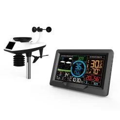 Optex Station Météo Professionnelle WIFI / Radio Contrôlée - Couleur Ave... -Nuki Magasin station meteo professionnelle wifi radio controlee couleur avec capteur 5 en 1 et sonde sans fil exterieure 13104668 35604222 1140x1140