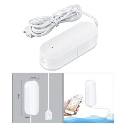 Marque Generique WiFi Détecteur De Fuite D'eau Capteur À Distance Moniteur De Bain É... -Nuki Magasin wifi detecteur de fuite deau capteur distance moniteur de bain vier sous sol debordement de leau dinondation fuite sonde de detection alarme 8633569 22112941 1140x1140