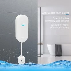 Marque Generique WIFI Fuite D'eau Capteur D'alarme Détecteur APP Alertes Pour Smart Vi... -Nuki Magasin wifi fuite deau capteur dalarme detecteur app alertes pour smart vie fuite surveillance telephone notification fonction 8633679 22113467 1140x1140