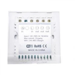 Wewoo WS-UK-01 Interrupteur Mural Intelligent Avec Panneau En Verre Trempé ... 9 Wewoo WS-UK-01 Interrupteur Mural Intelligent Avec Panneau En Verre Trempé ... -Nuki Magasin ws uk 01 interrupteur mural intelligent avec panneau en verre trempe ewelink pour app ecran tactile et 2a 1 voie ca 90v 250v prise anglaise 10551716 27402694 1140x1140